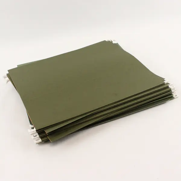 Lot of 19 File-Pro Green Hanging File Folders Pre-Owned Office Storage