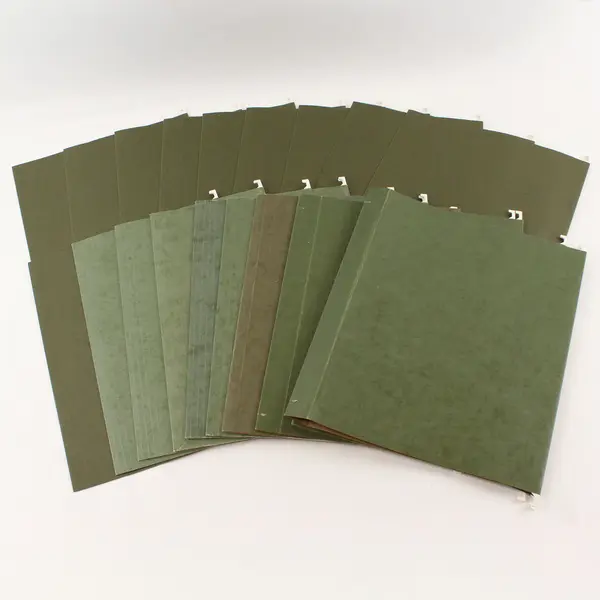 Lot of 19 File-Pro Green Hanging File Folders Pre-Owned Office Storage