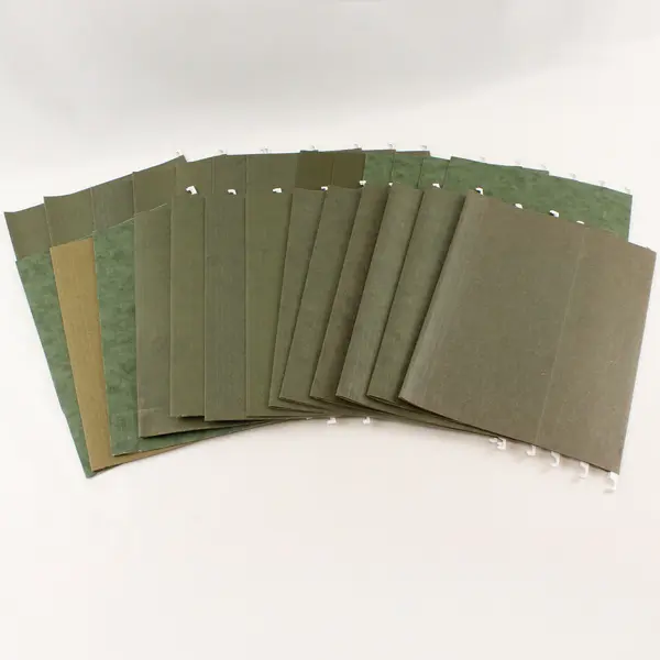 File-Rite Lot 26 Green Hanging File Folders Used Office Storage