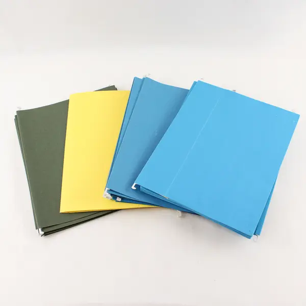 Executive Lot of 24 Hanging File Folders Blue Green Yellow Assorted