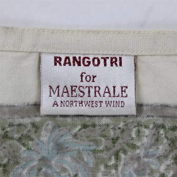 Rangotri For Maestrale A Northwest Wind Floral Print Square Tablecloth 54"