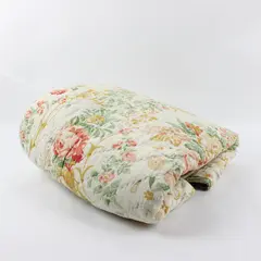 Ten Bears Inc Floral Multicolor Cotton Throw 57 x 64 in