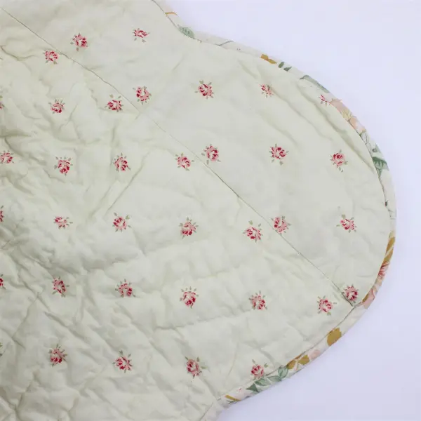 Ten Bears Inc Floral Multicolor Cotton Throw 57 x 64 in