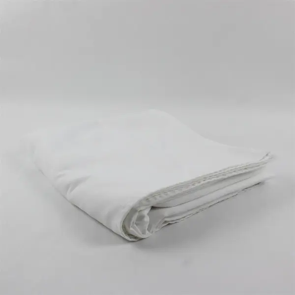 Unbranded White Rectangle Fabric Tablecloth 108 x 98 in
