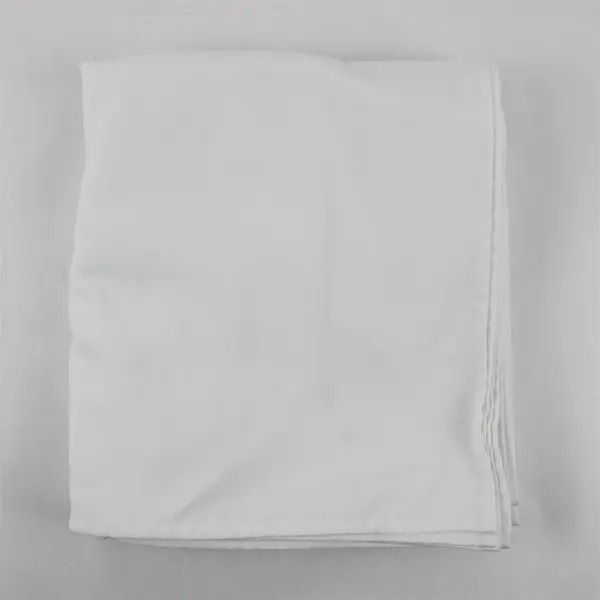 Unbranded White Rectangle Fabric Tablecloth 108 x 98 in