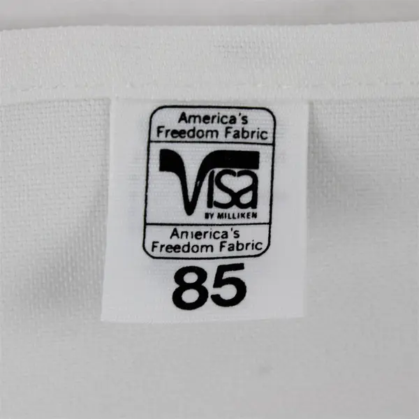 Visa By Milliken White Dacron Rectangular Tablecloth 120 x 80