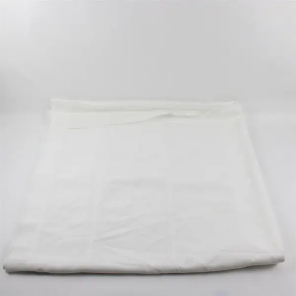 Unbranded White Rectangle Fabric Tablecloth 114 x 110 in