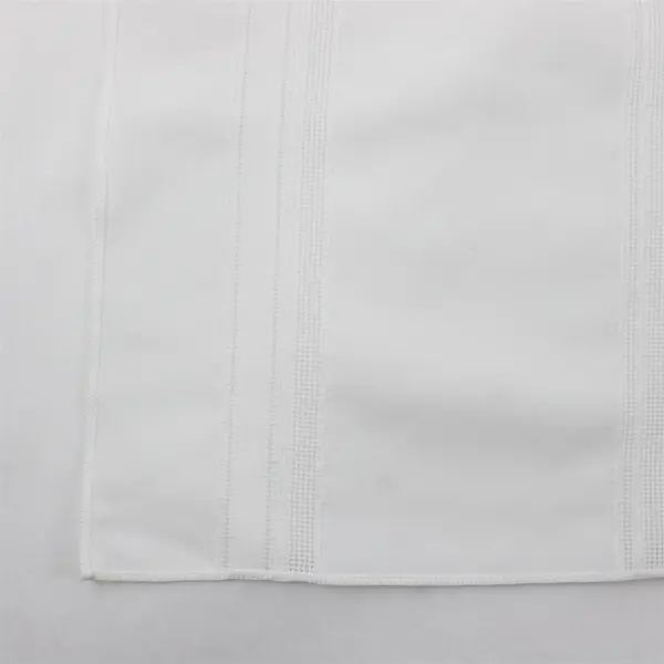 Unbranded White Rectangle Fabric Tablecloth 114 x 110 in