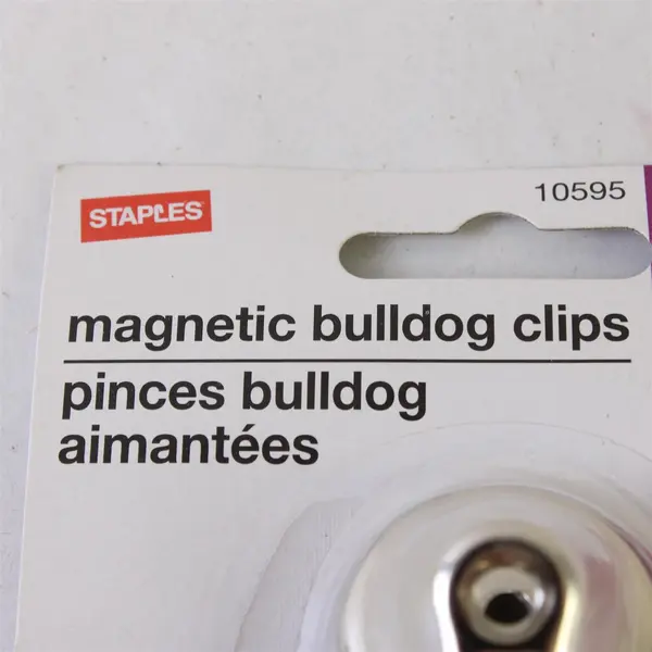 Staples Magnetic Bulldog Clips 10595 New Office Paper Holders