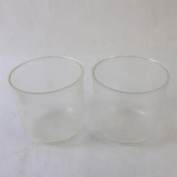 Lot of 2 Henco Plastic Storage Canisters w/ Lids Kitchen Containers