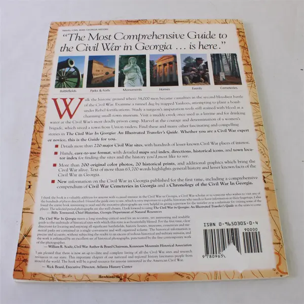 Civil War in Georgia Illustrated Traveler's Guide Richard J. Lenz
