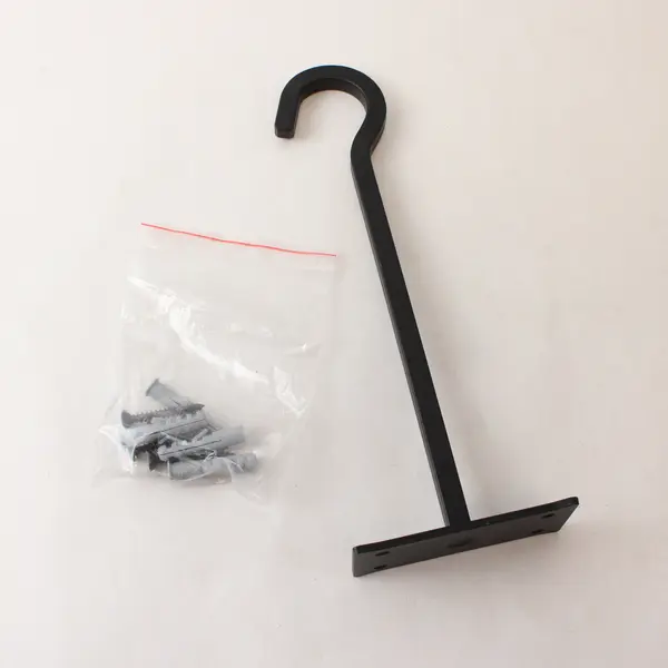 Qiegl Heavy Duty Steel 10in Storage Utility Hook w/ Hardware Open Box