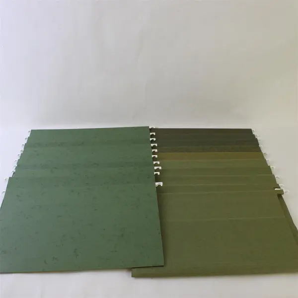 Benchmark Lot of 20 Green Letter Hanging File Folders