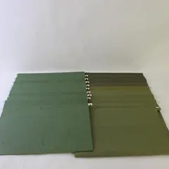 Benchmark Lot of 20 Green Letter Hanging File Folders