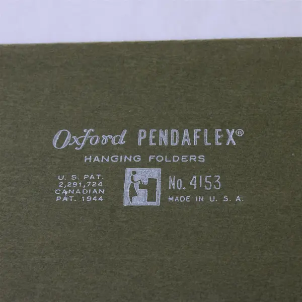 Lot of 15 Oxford Pendaflex No. 4153 Green Hanging File Folders
