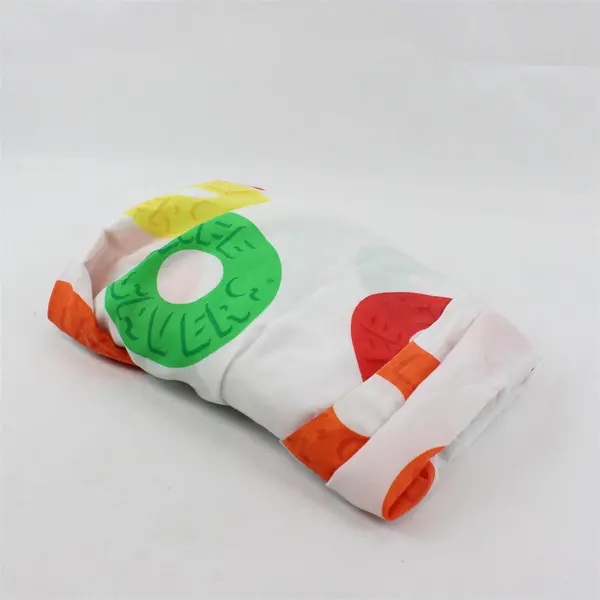 Vintage 1980s Marlborough Life Savers Candy Twin Flat Sheet DIY Fabric Flawed