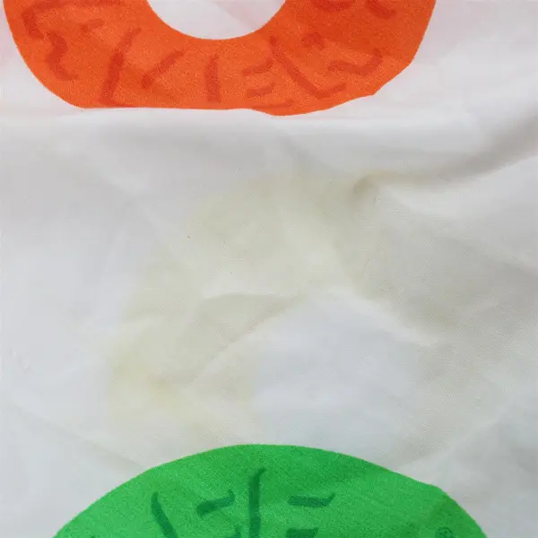 Vintage 1980s Marlborough Life Savers Candy Twin Flat Sheet DIY Fabric Flawed