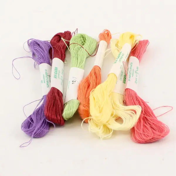 Lot of  7 HV-Garn Lintrad 40/2 Embroidery Thread by Klippans Yllefabrik AB