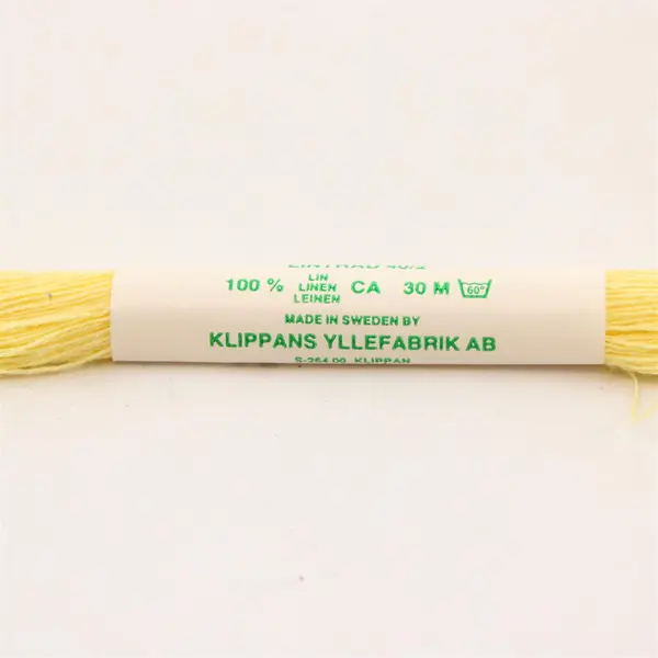 Lot of  7 HV-Garn Lintrad 40/2 Embroidery Thread by Klippans Yllefabrik AB