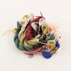 Lot of 14 Bundles DMC Embroidery Thread Various Thread Styles