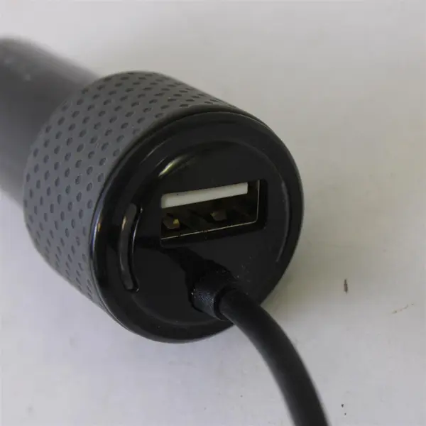 Coiled Car Charger Cable Cigarette Lighter USB-A to Lightning Unbranded
