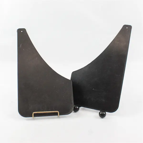 Vintage Toyota Mud Flaps Silver Lettering Pre-Owned