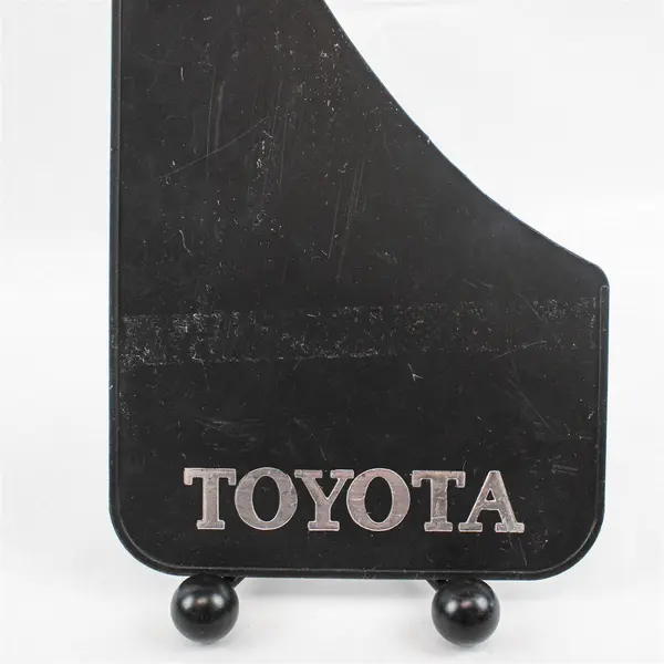 Vintage Toyota Mud Flaps Silver Lettering Pre-Owned