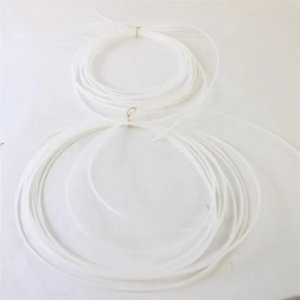 White Polyethylene Tubing for Marble Run Games Replacement Parts