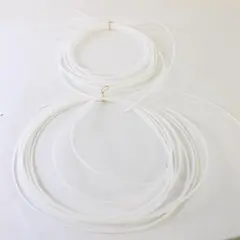 White Polyethylene Tubing for Marble Run Games Replacement Parts