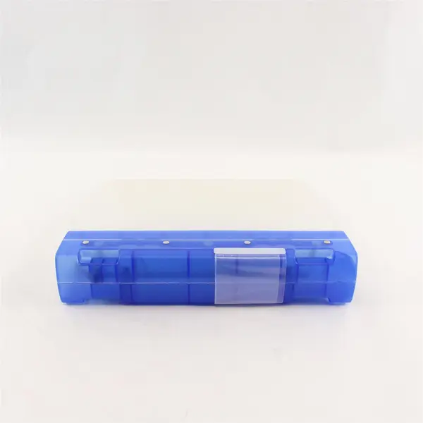 Lot of 3 Assorted Ring Binders Peach Blue Cardstock Clear Blue Spine 1 in 2.5 in
