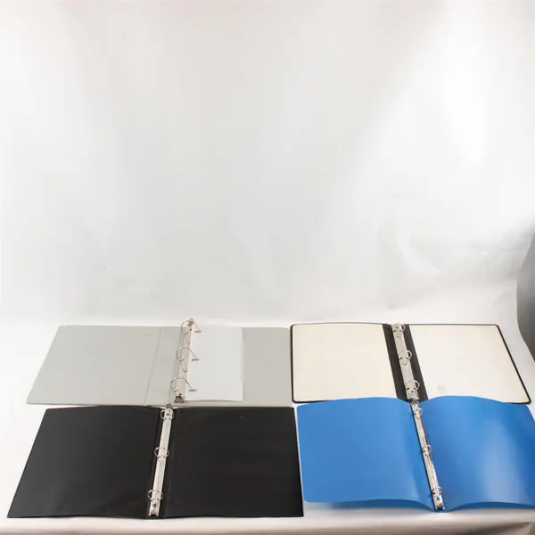 Lot of 4 Assorted 3-Ring Binders 1in 1.5in 2.25in Used
