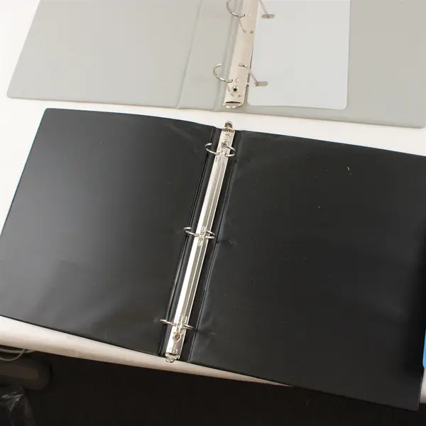 Lot of 4 Assorted 3-Ring Binders 1in 1.5in 2.25in Used