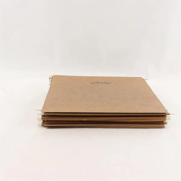 Lot of 18 Island Brand Brown Hanging File Folders Letter Used