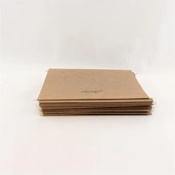 Lot of 18 Island Brand Brown Hanging File Folders Letter Used