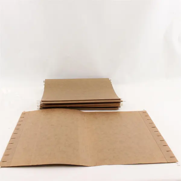 Lot of 18 Island Brand Brown Hanging File Folders Letter Used