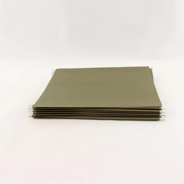 Lot of 13 Green Just Basics Hanging File Folders