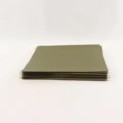 Lot of 13 Green Just Basics Hanging File Folders
