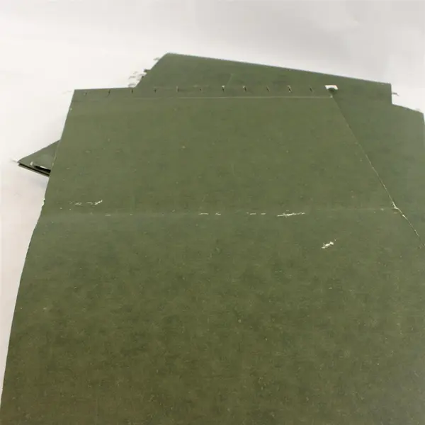 Island Lot of 15 Green Hanging File Folders Letter Size