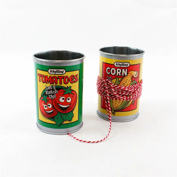 Schylling Toys Classic Tin Can Telephone Game Classic Toy for Kids