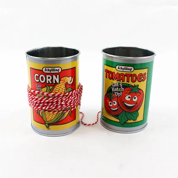 Schylling Toys Classic Tin Can Telephone Game Classic Toy for Kids