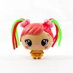WowWee My Squishy Little Pop Star Play Doll Pink Red Green Hair Used
