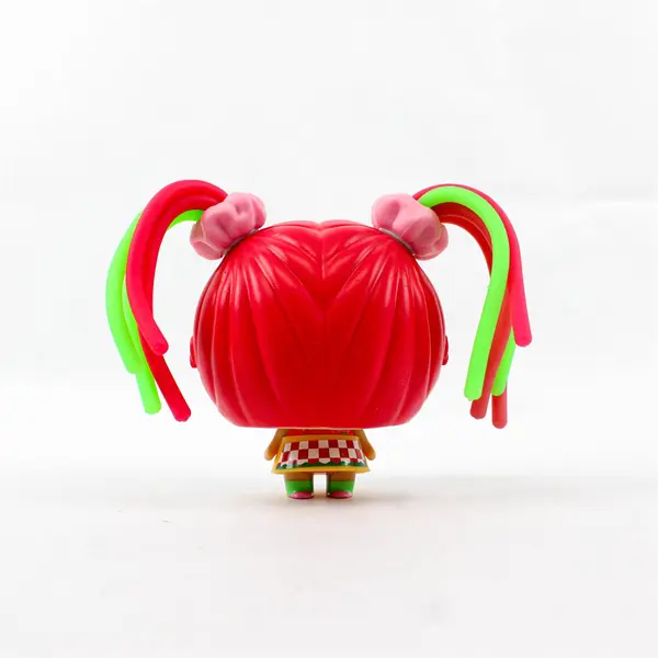 WowWee My Squishy Little Pop Star Play Doll Pink Red Green Hair Used