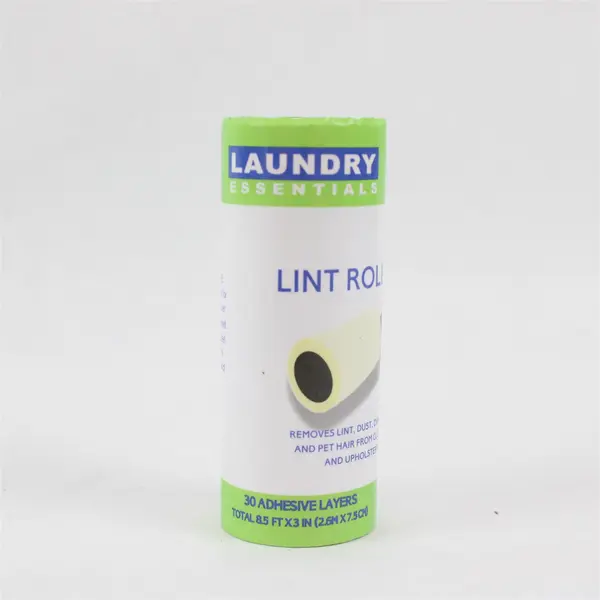 Lot of 4 Laundry Essentials Handled Lint Roller, 2 Refills, Shoe Brush