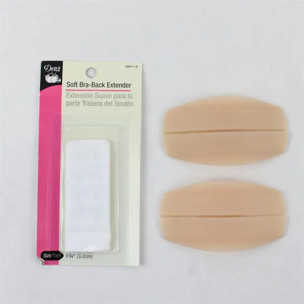 Dritz Lot of 3 Bra Accessories Soft Bra-Back Extender & Strap Cushions