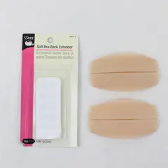 Dritz Lot of 3 Bra Accessories Soft Bra-Back Extender & Strap Cushions