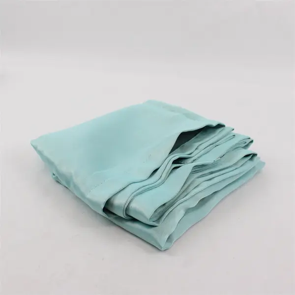 Your Zone Set of 2 Mint Satin Curtain Panels 30" x 63"