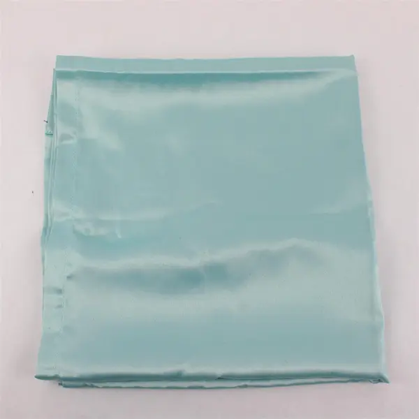 Your Zone Set of 2 Mint Satin Curtain Panels 30" x 63"