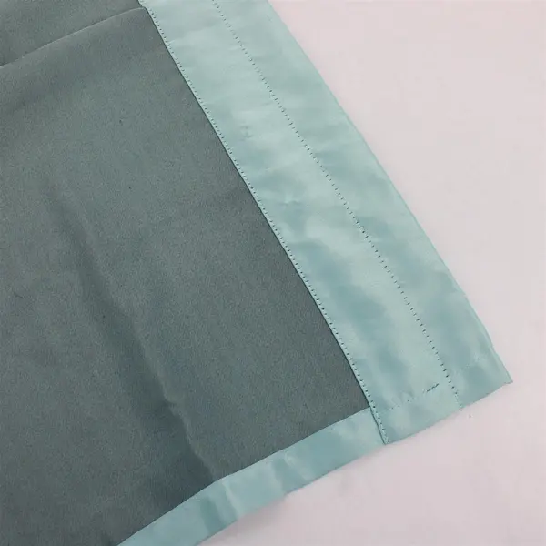 Your Zone Set of 2 Mint Satin Curtain Panels 30" x 63"