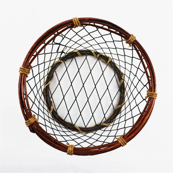 Wicker and Wire Small Organizer Basket 6.5" Office Desk Supplies