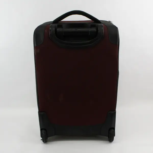 REI 24in Burgundy Soft Shell Roller Suitcase Luggage